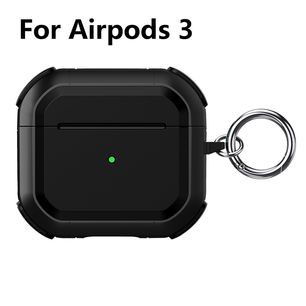 eybag Armor TPU Case For Apple Airpods Pro Cover Protective Earphone Case Headphones Cases For Apple Airpods Pro 3 2 1 Case Cover