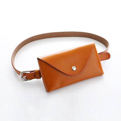 eybag Waist Bag Ladies Fashion Genuine Leather Women Waist Belt Bags Waterproof Chest Belly Pouch Woman Fanny Pack Luxury Coin Purse