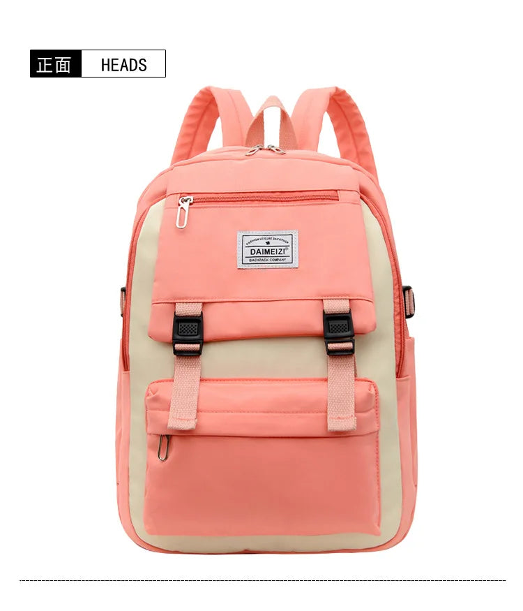 eybag British Style Fashionable Versatile Backpack Teen Girl Princess Large Capacity School Bag Primary and Secondary School Bag