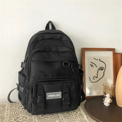 eybag Korean Ins Good-looking Junior High School Student Schoolbag Large-Capacity Backpack College Students' Backpack