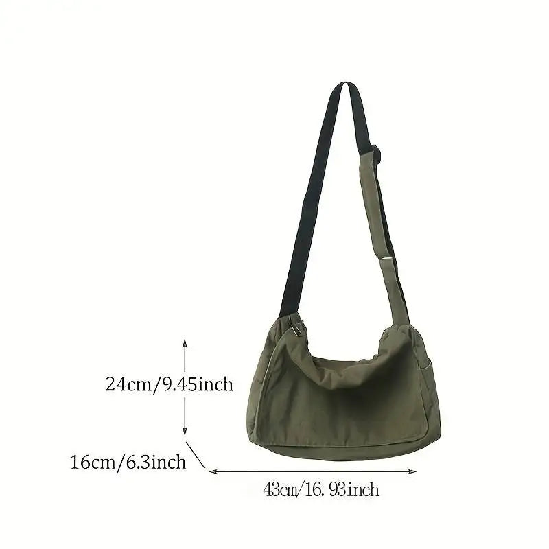 eybag Women's Messenger Bag Vintage Handbag Canvas Teenager Shoulder Tote Bags Casual Handbag Crossbody Handbags