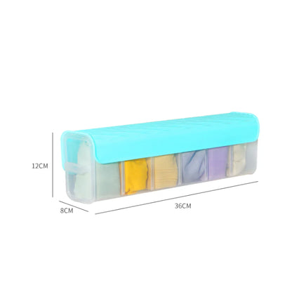 eybag Wall Mounted Underwear Storage Box Organizer For Underwear Bra Socks Ties Storage Organizer Cabinets Drawers Divider Wardrobe