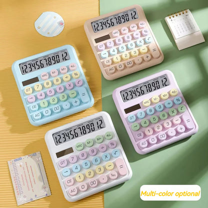 eybag Dopamine Candy Colored Desktop Calculator, High Beauty, Office, School, Student Stationery, Cute, Kawaii