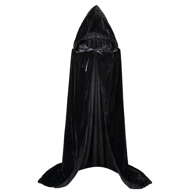 -Halloween Custom Movie Hocus Pocus 2 Witch Cloak Hooded Mary Sarah Winifred Sanderson Sister Cosplay Costume Halloween Adult Girl Long Party Cape