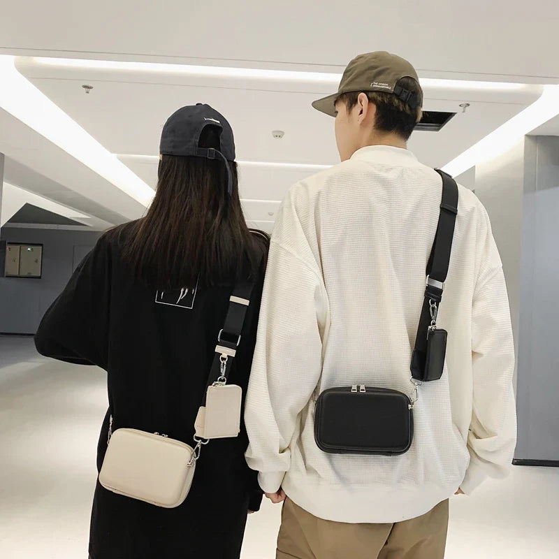 eybag Newest Fashionable Big Size Space Shoulder Strap Party Girls Women Men Crossbody PU Bags With Large Pockets For Shopping