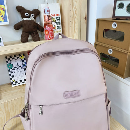 eybag New Solid Color Women Laptop Backpack Female Multi-pocket Travel Bag Schoolbag for Teenage Girl Boy Book Knapsack Mochila