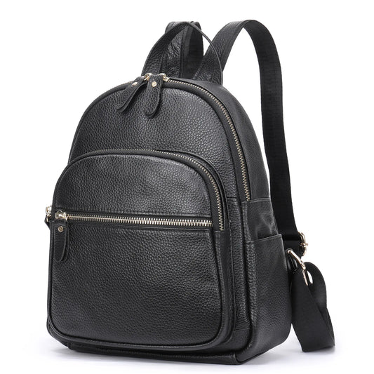 eybag 2024 Luxury Brand Cow Genuine Leather Women Backpacks New Fashion Female Ladies Girl Student Korean Casual Designer Backpack