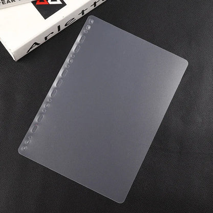 eybag A5 A6 A7 B5 A4 Loose-leaf Divider And Baffle PP Transparent Matte Loose-leaf Universal Notebook Divider Accessories