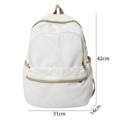 eybag Vintage Canvas Brand Men Backpack Female Retro Travel Book Bag Girl Boy Laptop Student Fashion Women College School Bags