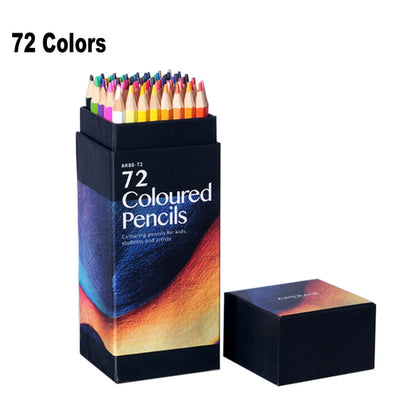 eybag Colors Pencils Professional Oil Wood Soft Watercolor Pencil For School Draw Sketch Art Supplies 12/24/48/72/120/160