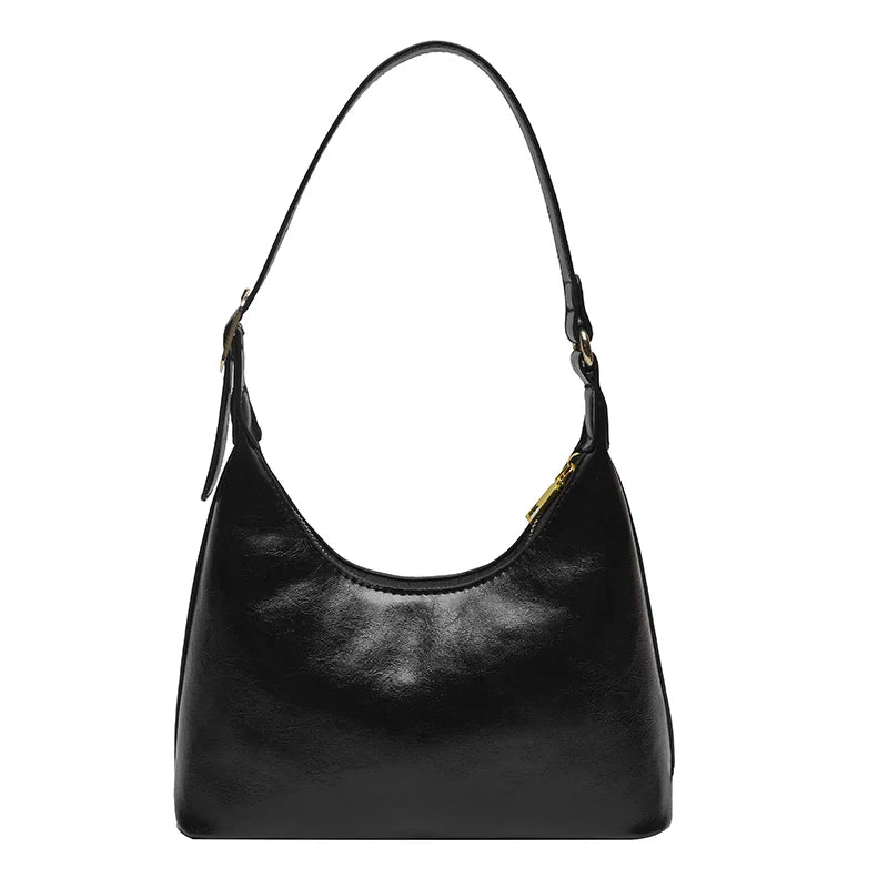 Minimalist Vintage Design Bucket Bag - Women Shoulder Bags