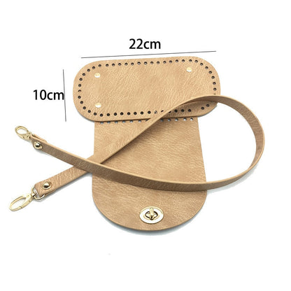 eybag Leather Bag Strap Handmade Handbag Woven Set High Quality Bag Bottoms With Hardware Accessories for DIY Shoulder Handbag