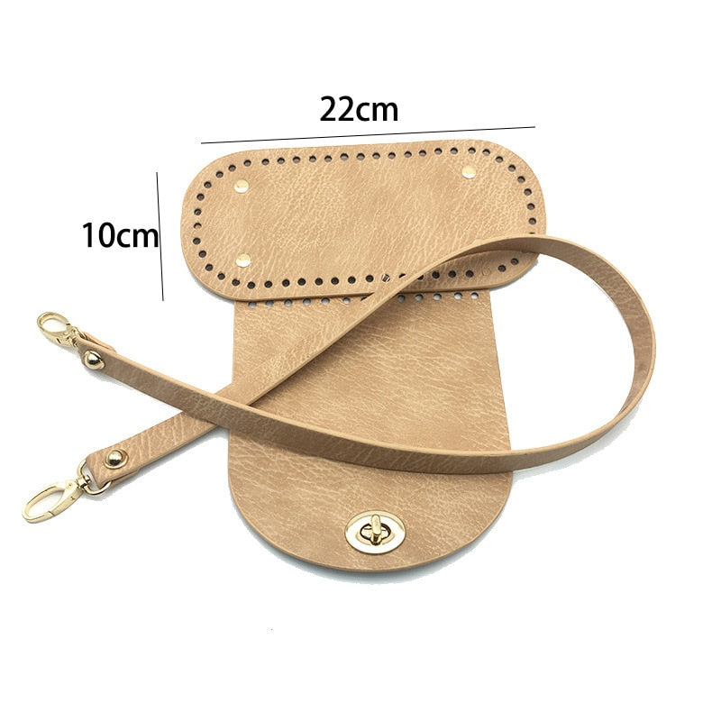 eybag Leather Bag Strap Handmade Handbag Woven Set High Quality Bag Bottoms With Hardware Accessories for DIY Shoulder Handbag