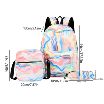 eybag Canvas Girls School Bag Cute Backpack for Women Student Teens Aesthetic Backpacks Waterproof Large Capacity Kawaii Backpack Bags