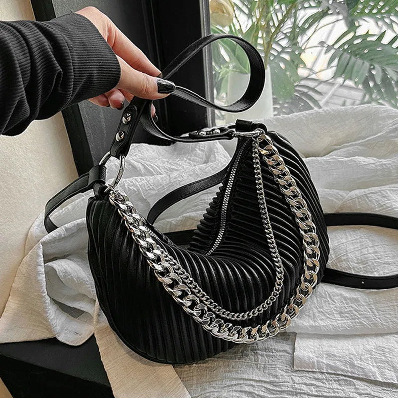 eybag High Quality Leather Shoulder Bags For Ladies Free Shipping New in Crossbody Bag Luxury Designer Female Handbags Purse Chain Bag