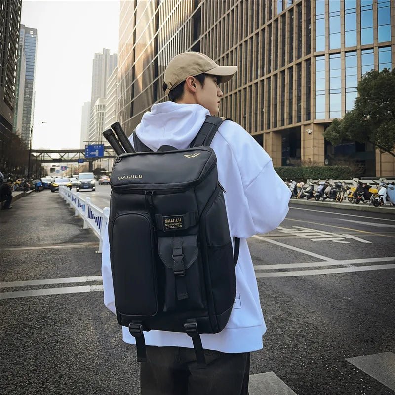 eybag Men Shoulders Backpack Large Capacity Outdoor Waterproof Travel Backpack College Students School Backpack Laptop Backpacks