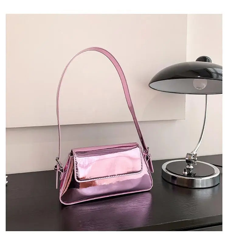 eybag Bags For Women Trend 2024 Luxury Designer Laser Women Bag Silver Chic Female Shoulder Bags Party Clutches Purses And Handbags