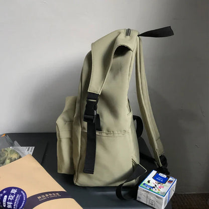 eybag Fashion Waterproof Nylon Backpacks Women Big Small school bag For Teenage girls Solid color Travel Backpack Female