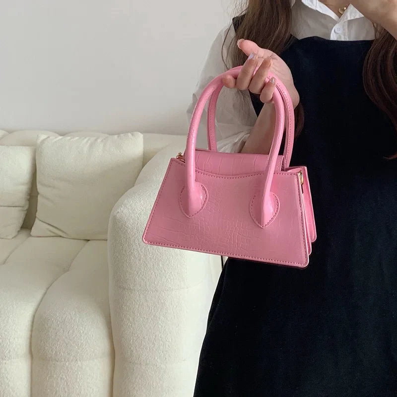 eybag Fashion Y2K  MINI Pink Small Square Women Clutch Purse Handbags Simple Ladies Messenger Bag Female Shoulder Crossbody Bags