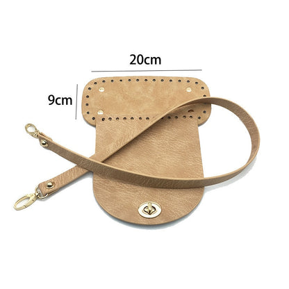 eybag Leather Bag Strap Handmade Handbag Woven Set High Quality Bag Bottoms With Hardware Accessories for DIY Shoulder Handbag