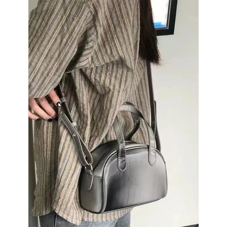 eybag Vintage Silver Messenger Bags Women Summer Y2k Grunge Casual Crossbody Bags Ladies Harajuku Solid Designer Luxury Bag