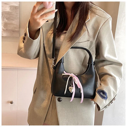 eybag Design Pu Leather Korean Fashion Women Handbags And Purses 2024 Y2K Female Retro Solid Color Crossbody Bags Shoulder Bags