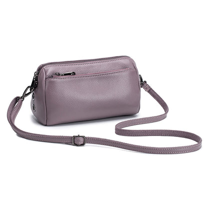 eybag Soft Genuine Leather Women Messenger Bag Female Real Leather Crossbody Shoulder Bags Small Handbag Retro Phone Bag for Girls