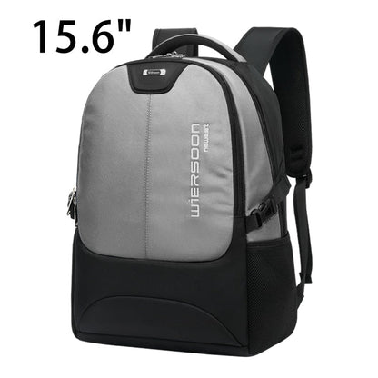 eybag New Fashion Water Resistant Business Backpack For Men Travel Notebook Laptop Backpack Bags USB Charger Male Mochila