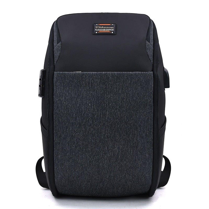 eybag Anti-thief Fashion Men Backpack Multifunctional Waterproof 15.6 Inch Laptop Bag Man USB Charging Travel Backpacks Male Mochila