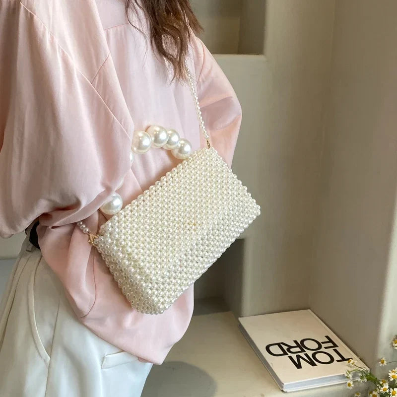 eybag Chic Everyday Pearl Weave Tote Bags