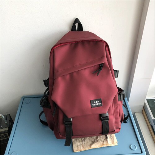 eybag Men Schoolbag Male Harajuku Black High School College Student Fashion Backpack New Harajuku Waterproof Backpacks