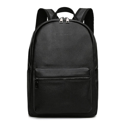 eybag Cow Genuine Leather Men Backpacks Fashion Real Natural Leather Student Backpack Boy Luxury Brand large Laptop Bag TraveL Bags