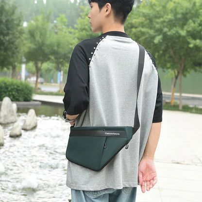 eybag New Trend Crossbody Men Travel Business Shoulder Multi-function Casual Waterproof Nylon Chest Bags With Big Pockets For Work