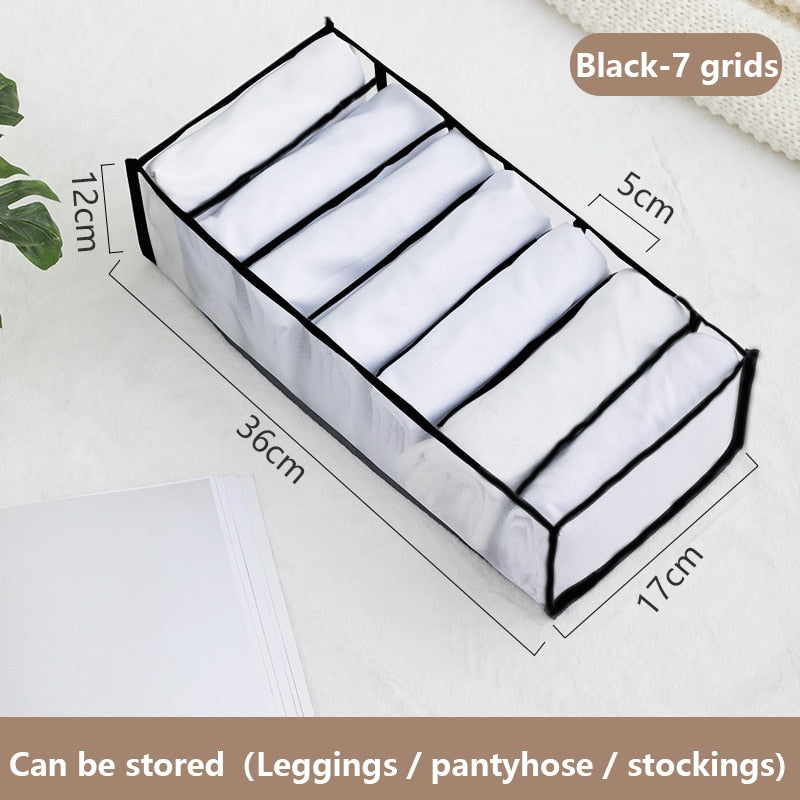 eybag Wardrobe organizer Jeans storage boxes Closet Organizer Foldable Underwear Organizers Pants Storage Dividers Drawer Organizer