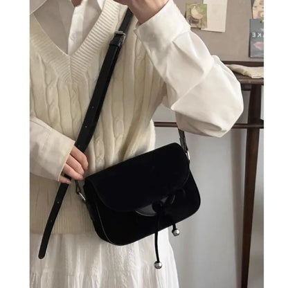 Lkblock Brown Vintage Shoulder Bag for Women Simple Fashion Casual Square Korean Fashion Handbag Luxury Elegant New Aesthetic Bags