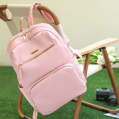 eybag Sewing Thread Zipper Oxford Women's Fashion Backpacks Solid Color Bags for Women 2024 New Free Shipping Bolsas Para Mujeres