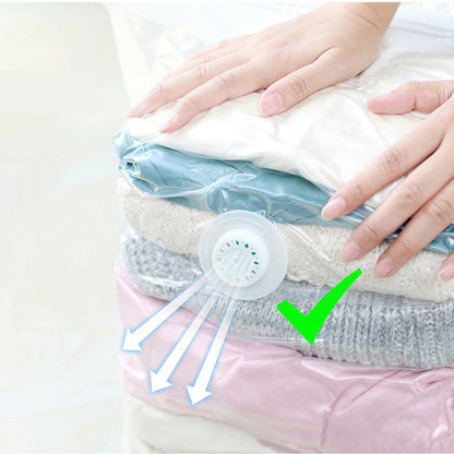 eybag High Capacity Vacuum Bag Package Compressed Organizer for Quilts Clothes Transparent Space Saving Seal Bags Foldable Storage Bag