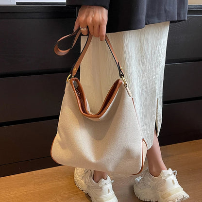 eybag Large capacity Women's Bag Canvas Luxury Design handbags shoulder crossbody Bucket bags for women Travel Shopping tote purse