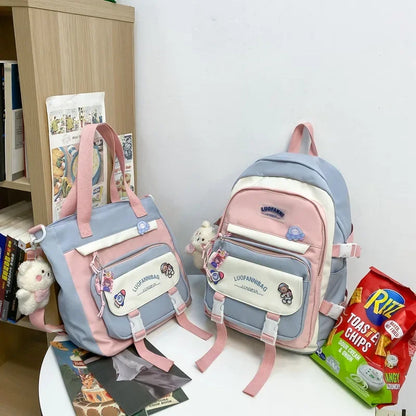 eybag Student Backpack Handbags Set Schoolbag Kawaii High School Students Middle School Elementary Cute Backpacks