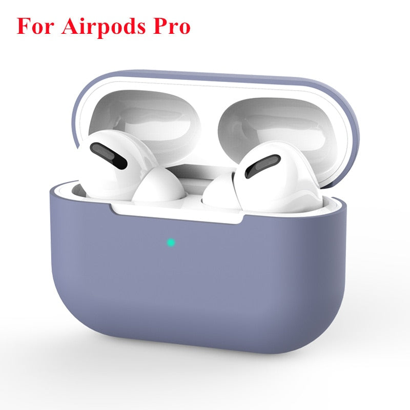 eybag 2022 New Silicone Cover Case For Apple Airpods Pro 3 Sticker Skin Bluetooth Earphone Cases Air Pods Pro Protective Accessories