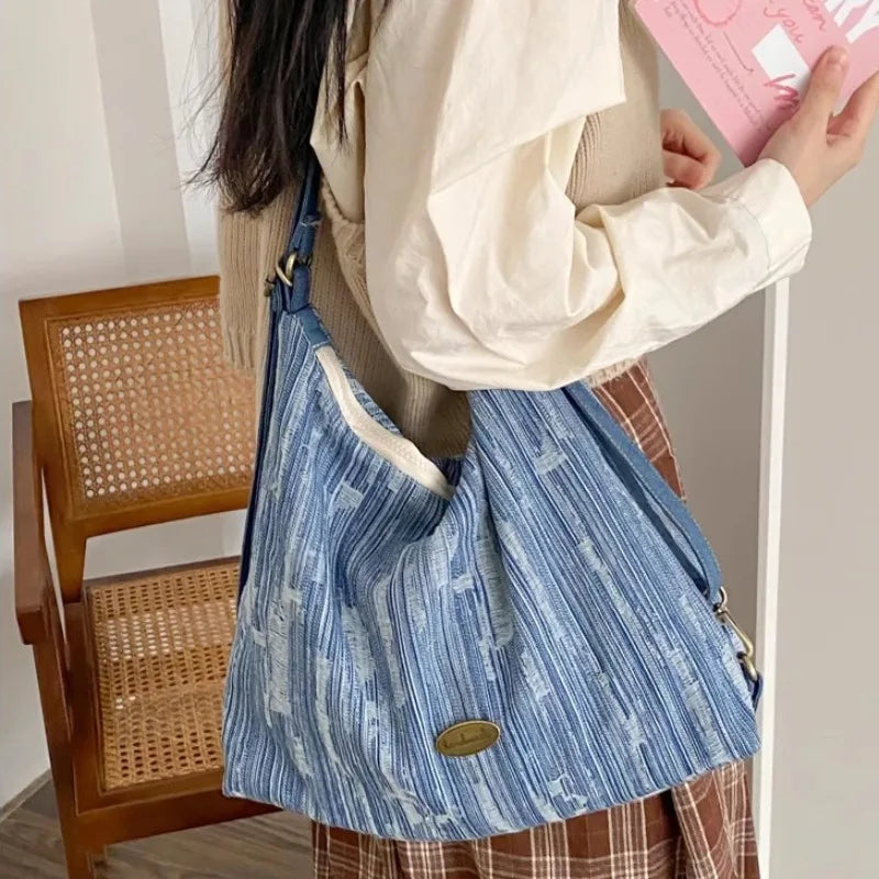 eybag Plaid Red Shoulder Bag for Women Elegant Casual College Style Large Capacity Backpack Cute Sweet 2024 Harajuku Fashion Bag