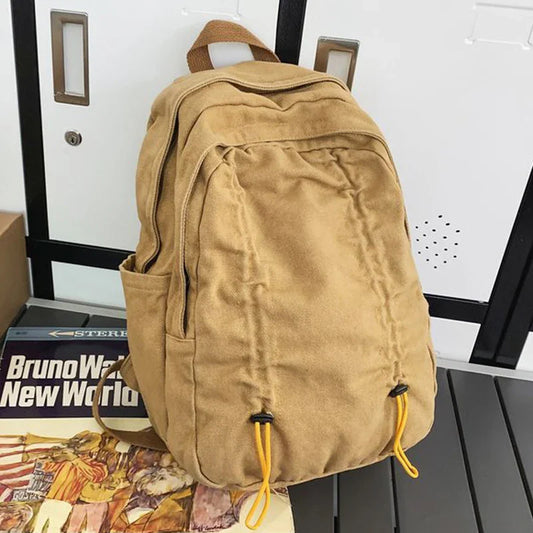 eybag New Vintage Canvas Backpack Schoolbag for Teenage Girls Boys Mochila Woman Man Rucksack High Quality