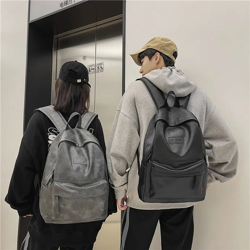 eybag High Quality Women Man Backpack PU Leather Men's Backpacks Girl Luxury Designer Back Pack Laptop Bag Large Capacity Travel Bag