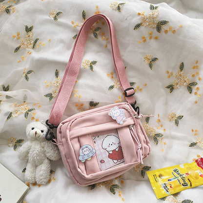 eybag New Kawaii Bag Girls New JK Transparent Bag Small Crossbody Bag For Women Purses and Handbags Shoulder Bag Itabag Bolso