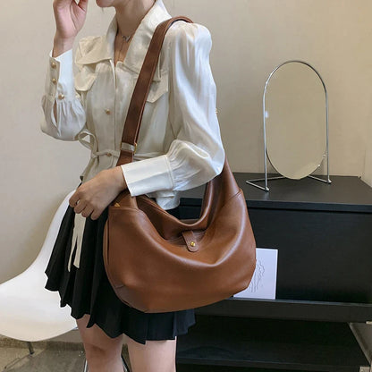 Lkblock High Quality Designer Women Shoulder Bag Female Purses and Handbag Soft PU Leather Large Capacity Tote Bag Underarm Hobo Bag