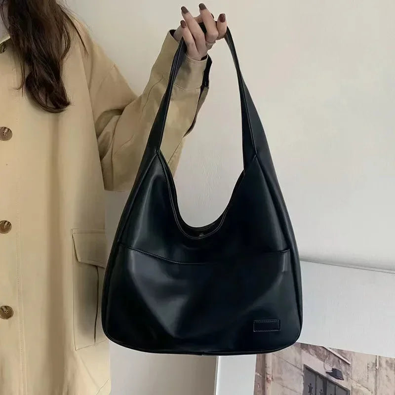 eybag Large Capacity Tote Bags Women's New Trendy Shoulder Bag Simple and Versatile Commuter Bag Fashion Trendy Student Classroom Bag