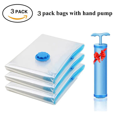 eybag Vacuum Storage Bags Wardrobe Organizer Vacuum Seal Bag Space Saving Bags for Clothes Pillow Bedding Blanket Packaging Storager