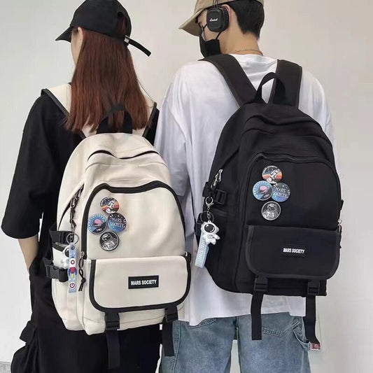 eybag New Casual Waterproof College Backpack Men Designer Book Bag Unisex Students Laptop Backpacks Canvas Student School Bags For Men