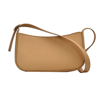 eybag Bag Leather Baguette Shoulder Bags For Women Simple Armpit Bag Lady Handbags Female Trend Travel Crossbody Hand Bag