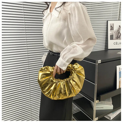 eybag Gold Sliver Fashion Evening Clutch Women Chain Sling Shell Bags Party Wedding Crossbody Bags For Women Small Cute Purse Clutches